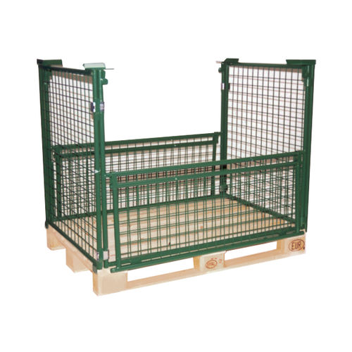 Collarín para paletas de metal - Type S 31 - GEBHARDT Logistic Solutions GmbH - enrejado