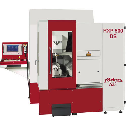 Centro de mecanizado CNC 5 ejes - RXP500DS - Roeders - vertical / HSK-E40 / 21 herramientas