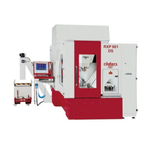 Centro de mecanizado CNC 5 ejes - RXP601DS  - Roeders - vertical / HSK-E50 / de accionamiento directo