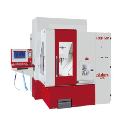Centro de mecanizado CNC 3 ejes - RXP501 - Roeders - vertical / HSK-E40 / 35 herramientas