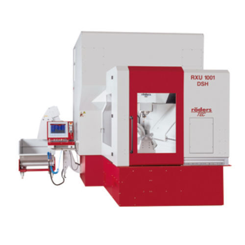 Centro de mecanizado CNC 5 ejes - RXU1001DSH - Roeders - vertical / HSK A-63 / 24 herramientas