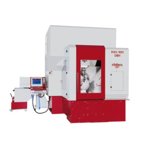 Centro de mecanizado CNC 5 ejes - RXU1001DBH - Roeders - vertical / HSK-E50 / 24 herramientas