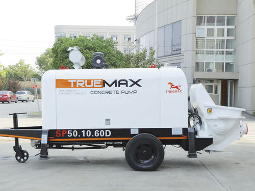 Bomba para hormigón montada en remolque - SP50.10.60D - Hangzhou Truemax Machinery & Equipment Cp.,Ltd - para obra