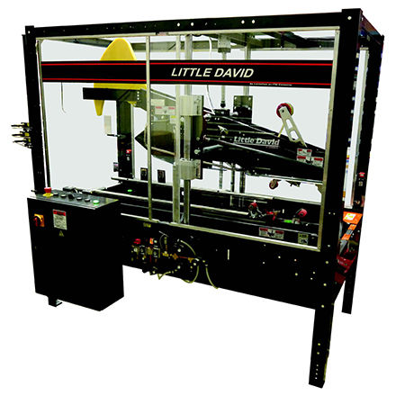 Precintadora de cajas de cartón con cuatro solapas - LD-16AE - SIGNODE - cinta adhesiva / totalmente automática