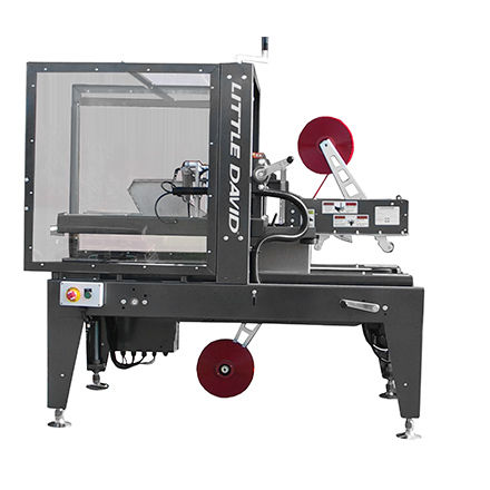 Precintadora de cajas de cartón con cuatro solapas - LD-24 - SIGNODE - cinta adhesiva / totalmente automática
