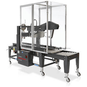 Precintadora de cajas de cartón de solapa simple - LD16-E - SIGNODE - cinta adhesiva / automática