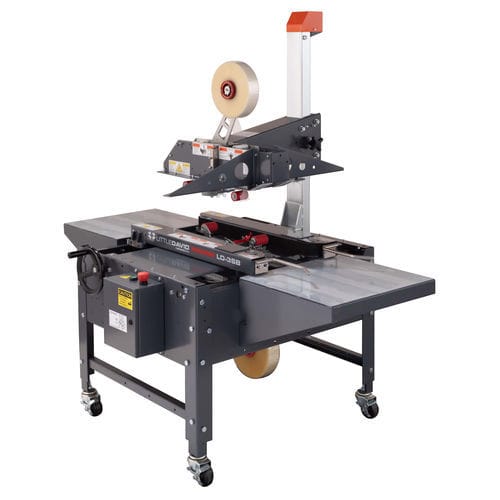 Precintadora de cajas de cartón con cuatro solapas - LD-3SB - SIGNODE - cinta adhesiva / semiautomática