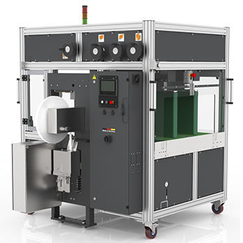 Flejadora escuadradora totalmente automática - Sig Corr-Flex series - SIGNODE - para mercaderías / para cintas de flejado de polipropileno / 380 V trifásico