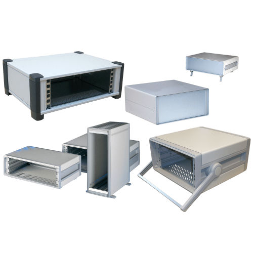 Caja para ordenador de sobremesa - LBX - Verotec - rack de 19" / rectangular / de acero