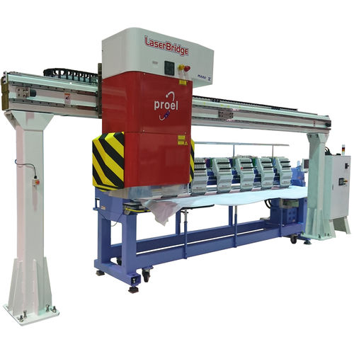 Máquina de corte láser CO2 - LaserBridge - Proel TSI - para textiles / de chapa / controlada por PLC
