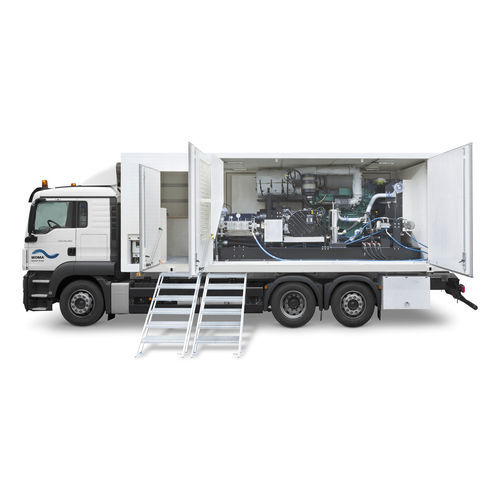 Limpiador de alta presión con motor diésel - EcoMaster D 550Z ZWG - WOMA GmbH - montado sobre camión
