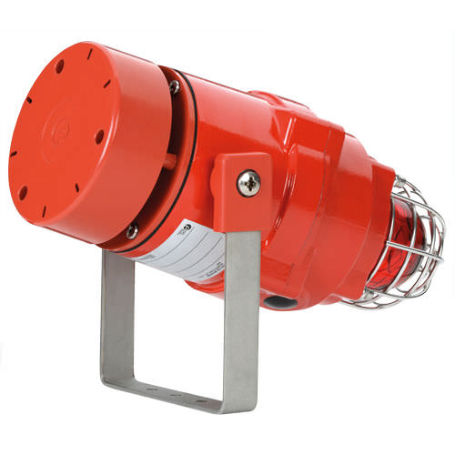 Difusor de alarma sonora con avisador luminoso de xenón - BExCS110-05-R/BExDCS110-05-R - E2S Warning Signals - con luz de señalización / antideflagrante