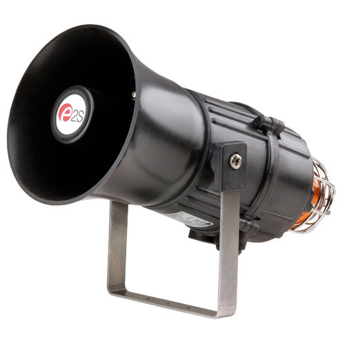 Difusor de alarma sonora con avisador luminoso de xenón - E2xCS112-5 - E2S Warning Signals - con luz de señalización / resistente a la corrosión
