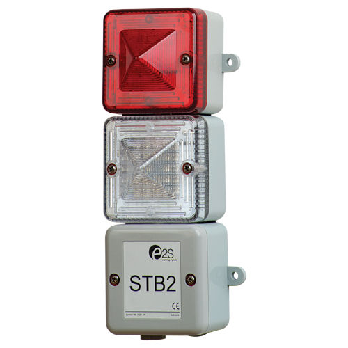 Columna de señalización de xenón - STB2/STB3/STB4 - E2S Warning Signals - permanente / de 3 colores / IP66