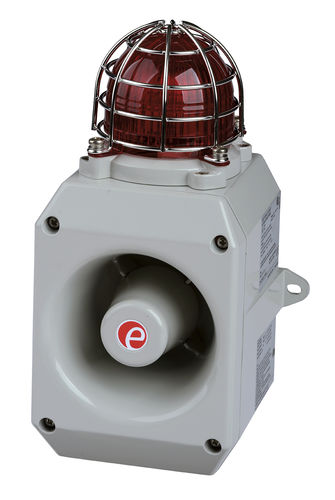 Difusor de alarma sonora con avisador luminoso de xenón - D2xC1X10 - E2S Warning Signals - con luz de señalización / antideflagrante