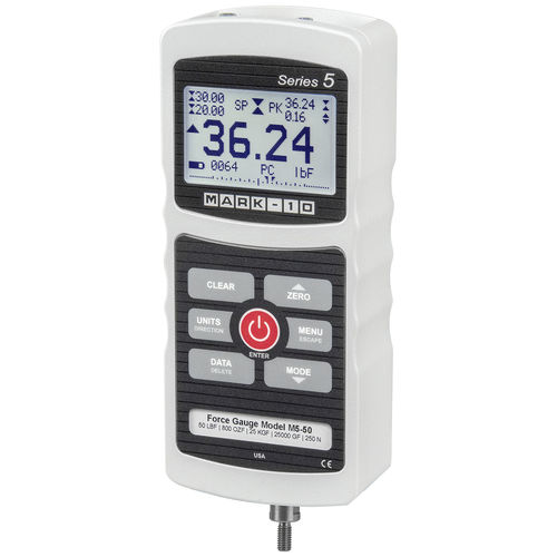 Dinamómetro digital - M5 series - Mark-10 - portátil / de tracción compresión / ergonómico