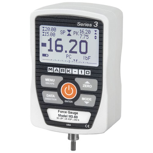 Dinamómetro digital - M3 series - Mark-10 - portátil / compacto / de tracción compresión