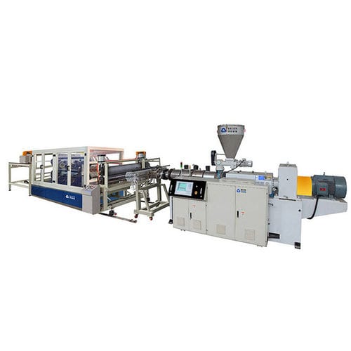 Línea de extrusión multicapas - JIANGSU BEIER MACHINERY CO.,LTD - monoestrato / de placas / para PVC