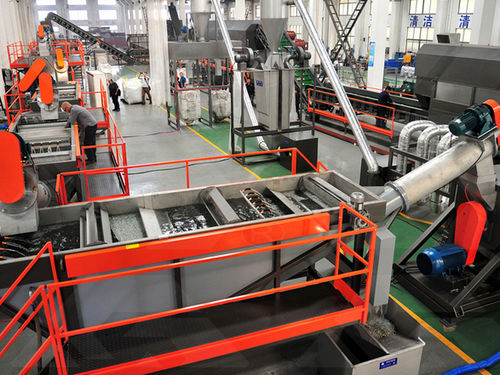 Línea de lavado de agua - JIANGSU BEIER MACHINERY CO.,LTD - automática / para la industria del reciclaje / de proceso