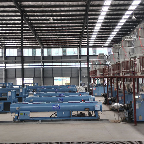 Línea de extrusión multicapas - JIANGSU BEIER MACHINERY CO.,LTD - de tubos / para PVC / de tubos de drenaje