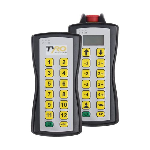 Radiomando - Tyro™ Cetus 2S - Cattron - con botones / industrial / para máquina pesada