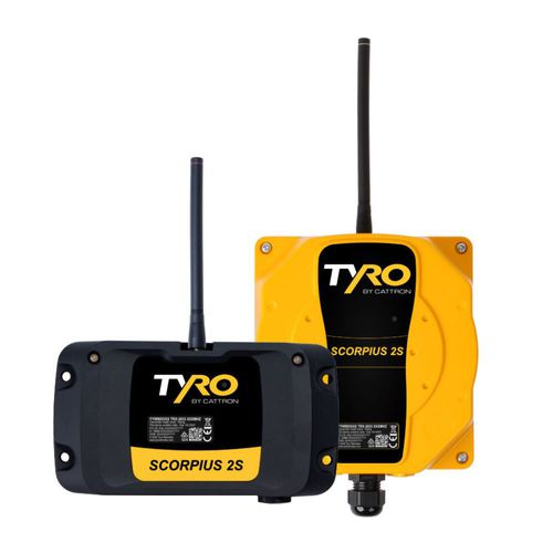 Receptor para mando a distancia radio - Tyro™ Scorpius 2S - Cattron - radio / industrial / RS232