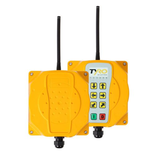 Receptor para mando a distancia radio - Tyro™ Auriga 2S - Cattron - radio / industrial / con antena integrada