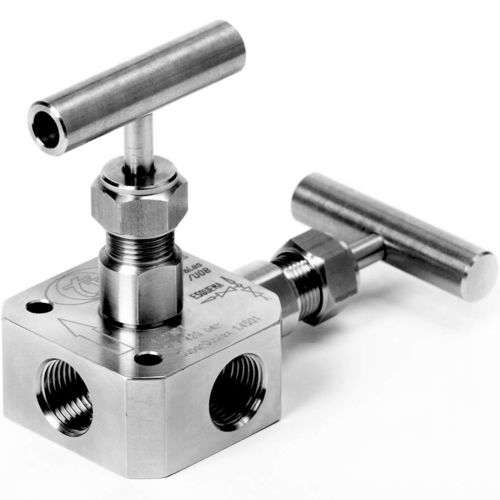 Manifold de 2 vías - MB-1.2 series  - TECVAL, S.L. - de acero inoxidable / de cierre