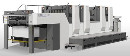 Máquina de impresión por huecograbado - LITHRONE A37P - Komori - de 4 colores / de 2 colores / de doble cara