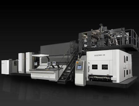 Prensa offset rotativa - SYSTEM 43 - Komori - de 2 colores / para papel