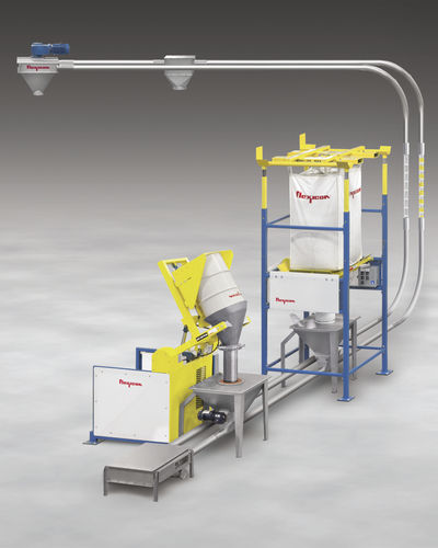 Transportador con cadena - FLEXI-DISC™ - FLEXICON - horizontal / tubular / de transporte