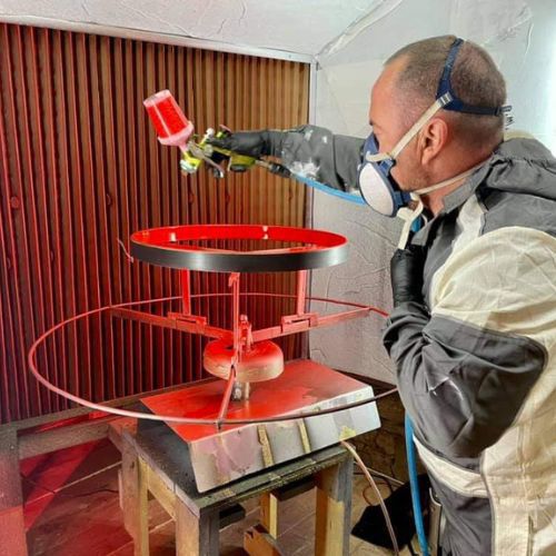 Cabina de pintura abierta - TECHNICIS Filtration - para piezas de recambio / con filtro de carbón activado / compacta