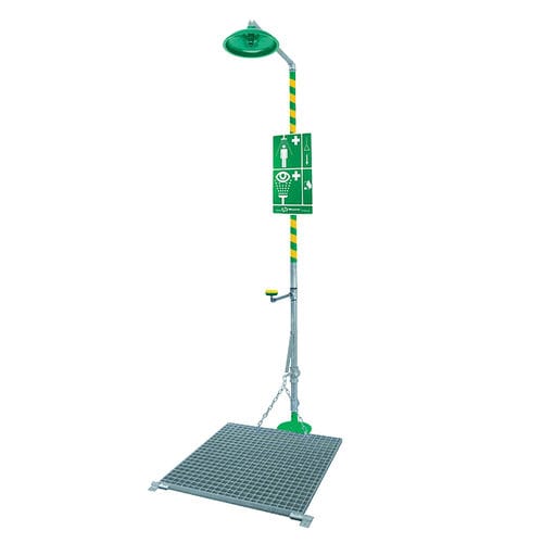 Ducha de seguridad de pie - 8327 AXION - Haws AG - Headquarters for Europe, Middle East and - de acero inoxidable