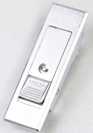 Cerradura con boton pulsador - MS720  - NINGBO SHENGJIU CABINETS LOCK - de 1/4 de vuelta / de leva / de llave