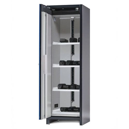Armario de almacenamiento - 309942W - DENIOS - de seguridad / portabatería / con patas
