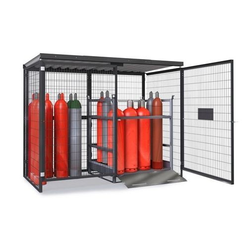 Armario de almacenamiento - 256861W - DENIOS - de seguridad / con patas / de puertas batientes