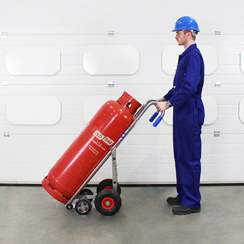 Carretilla de almacén de botella de gas - CTS03 - STS - Bespoke Handling Equipment - de acero inoxidable