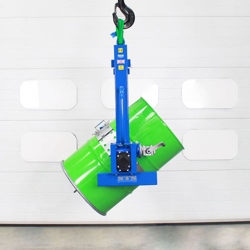 Elevador para barriles manual - DRU02 - STS - Bespoke Handling Equipment - motorizado / con horquilla / de manivela