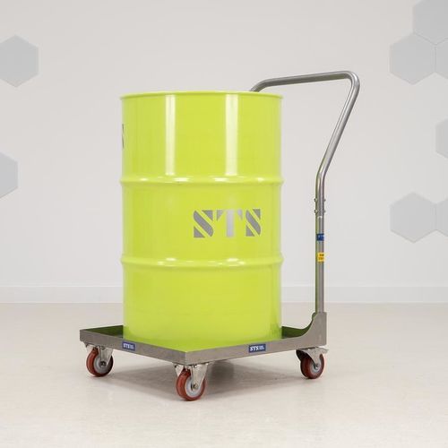 Plataforma rodante circular - DDL200-SS - STS - Bespoke Handling Equipment - para altas cargas / de metal / para barriles