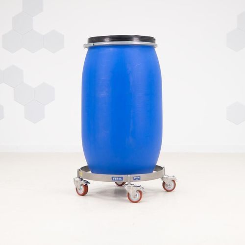 Plataforma rodante de metal - DDL01-SS - STS - Bespoke Handling Equipment - para barriles / para paso