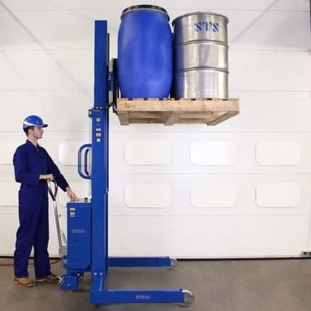 Apiladora hidráulica - STP08-FAC01-Ex - STS - Bespoke Handling Equipment - neumática / con operador a pie / para manipulación