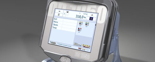 Terminal de pesaje con visualizador gráfico LCD - DD 1050  - Soc Coop Bilanciai - con pantalla táctil / benchtop / de pared
