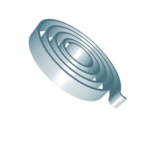 Muelle de tracción constante - BAUMANN SPRINGS LTD. - espiral / de acero / para dispositivos eléctricos