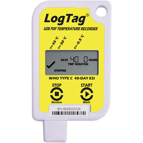 Data logger de temperatura - USRID-16W - Logtag - USB / con pantalla LCD