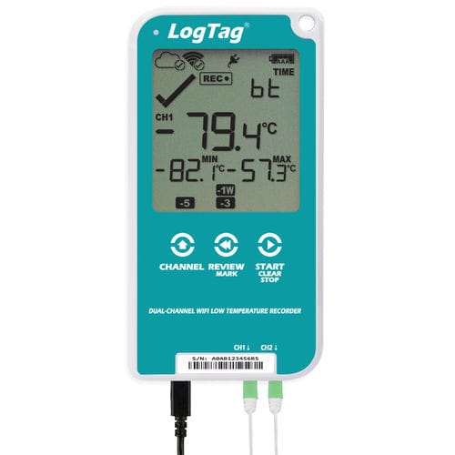 Data logger de temperatura - UTREL30-WIFI - Logtag - inalámbrico / en línea / con pantalla LCD