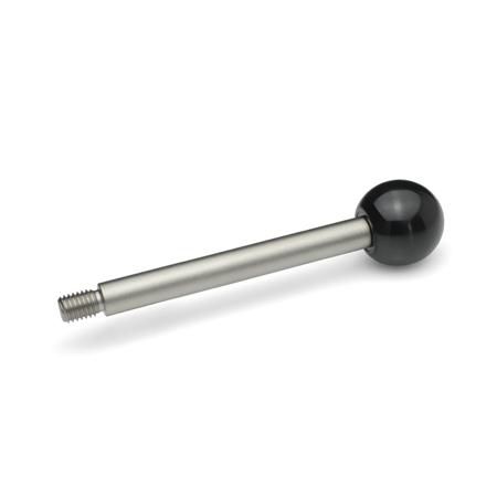 Palanca de mando de asa - GN 310 - Otto Ganter GmbH & Co. KG - industrial / para cajas de velocidades / de acero inoxidable