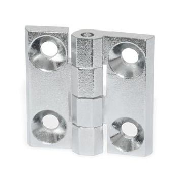 Bisagra plana - GN 237 - Otto Ganter GmbH & Co. KG - de aluminio / de zinc moldeado a presión / atornillable