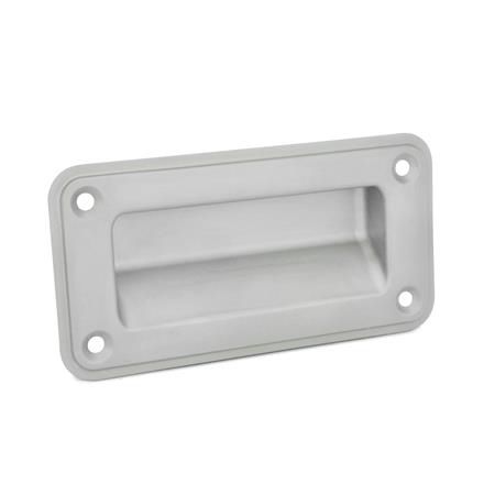 Manilla a ras - GN 7332 - Otto Ganter GmbH & Co. KG - de acero inoxidable / fija