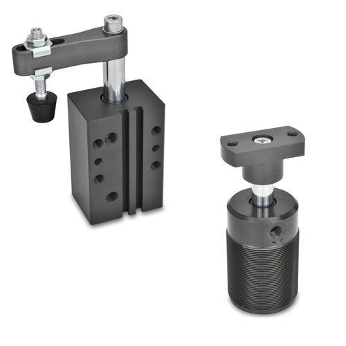 Dispositivos de apriete pivotante - GN 875 / GN 876 - Otto Ganter GmbH & Co. KG - neumático / de piezas para procesar