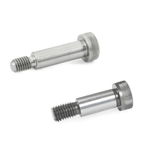 Tornillo moleteado de acero - ISO 7379 - Otto Ganter GmbH & Co. KG - de acero inoxidable / de resalto
